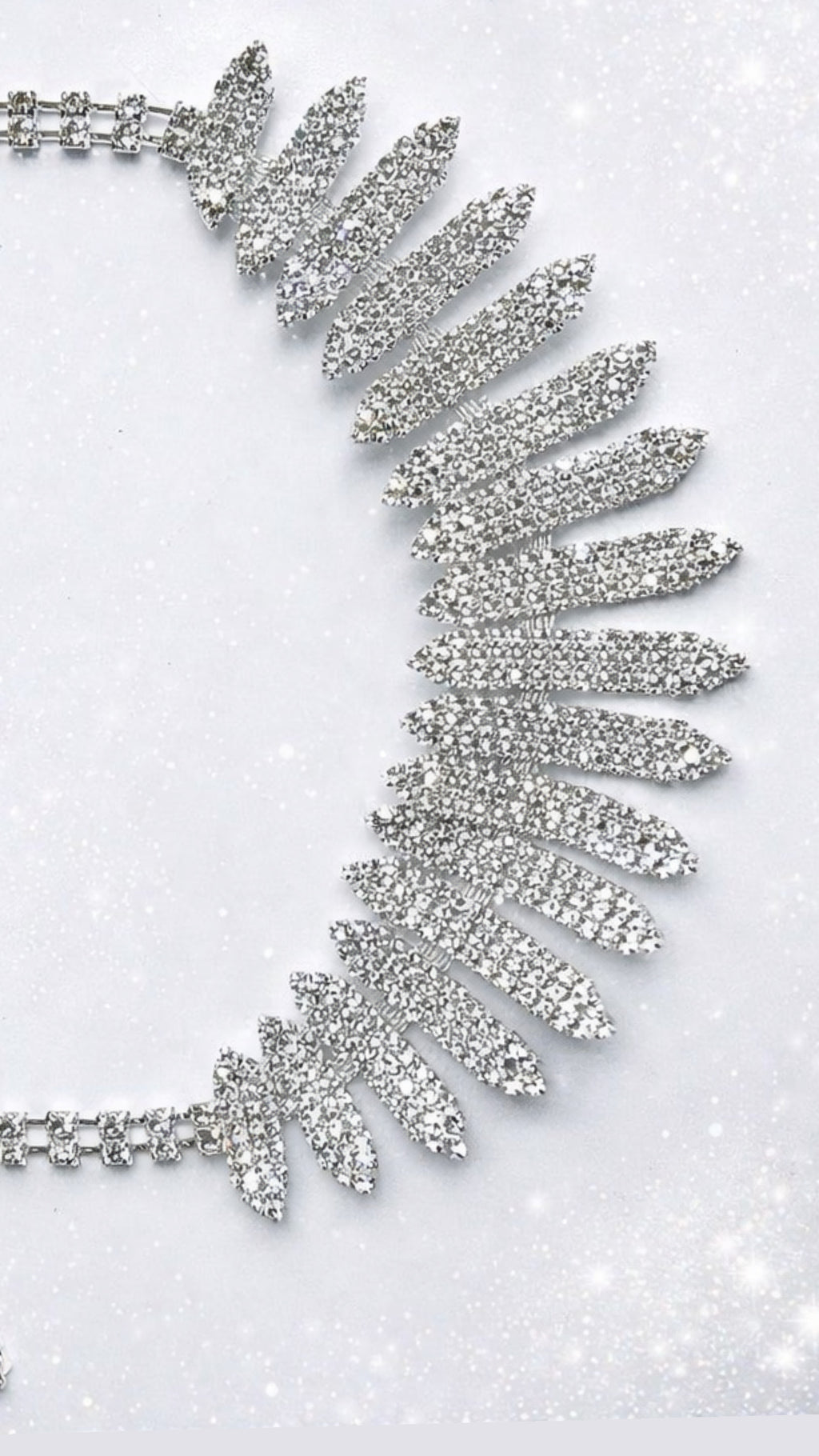 Collier con Pendenti Effetto Foglia