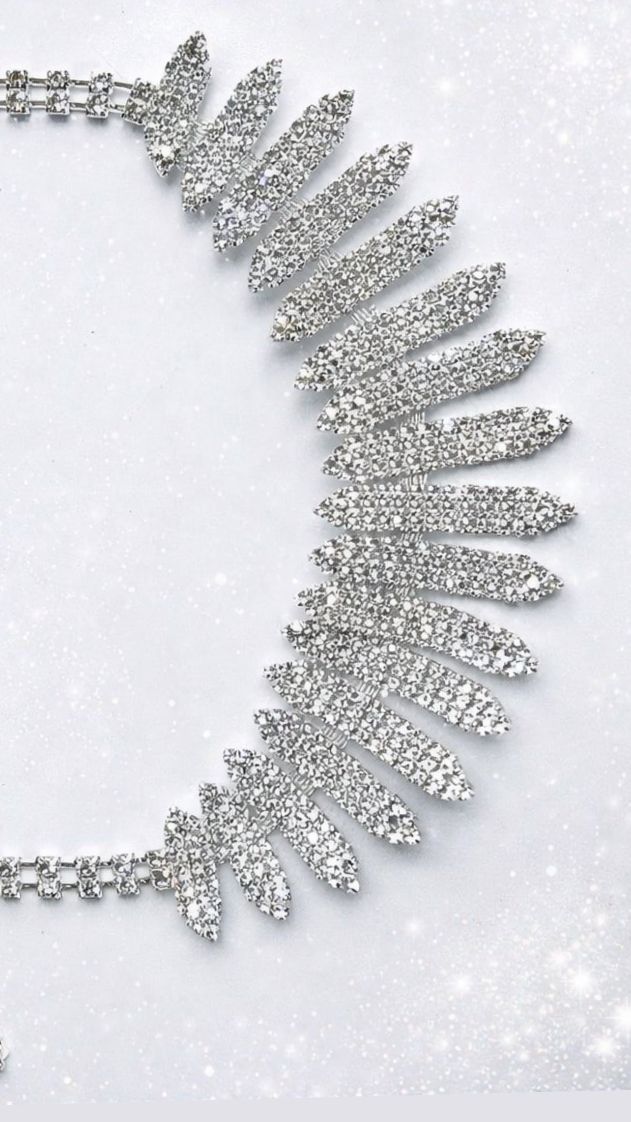 Collier con Pendenti Effetto Foglia