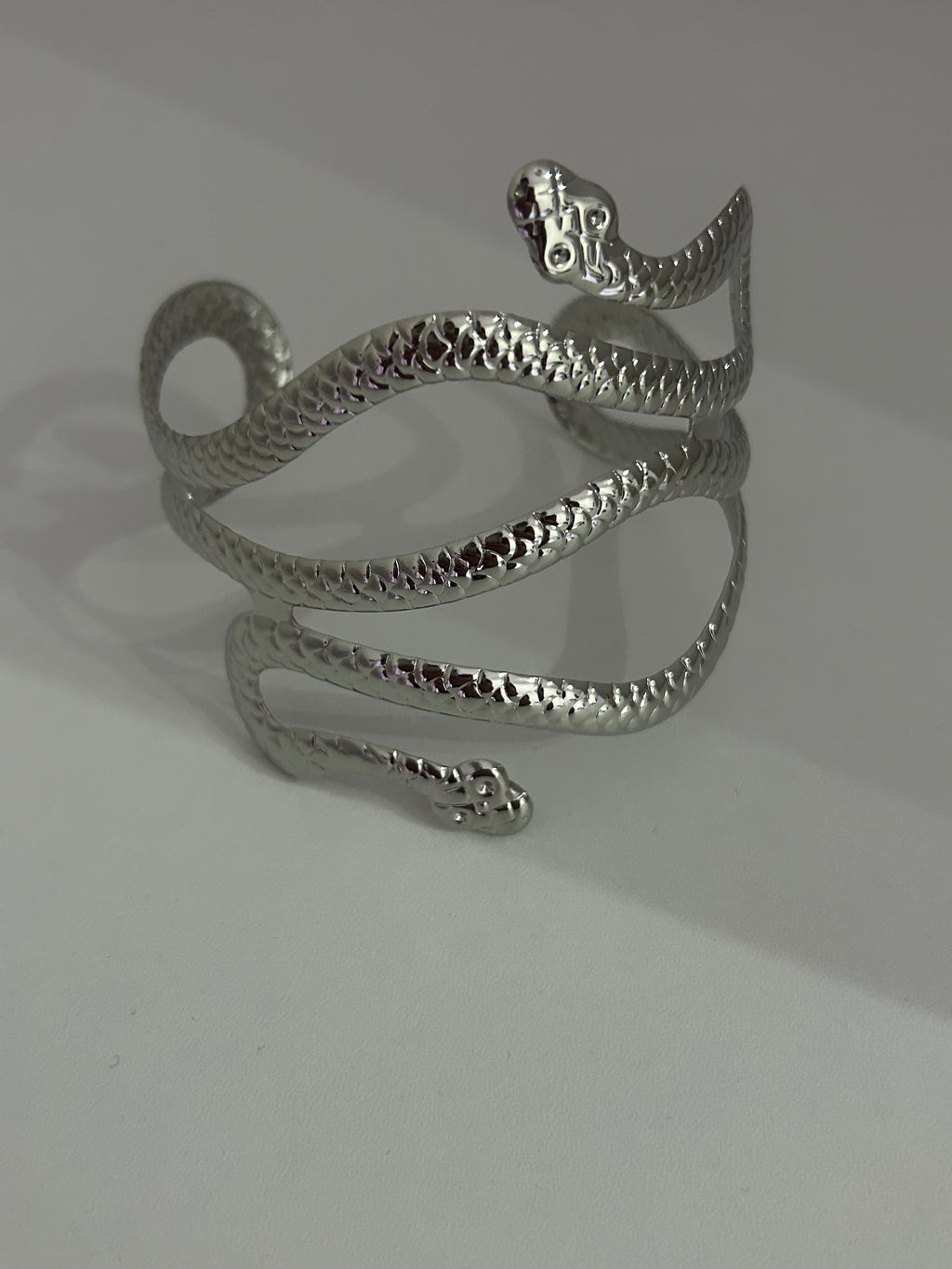 Bracciale in acciaio, designer serpente ￼