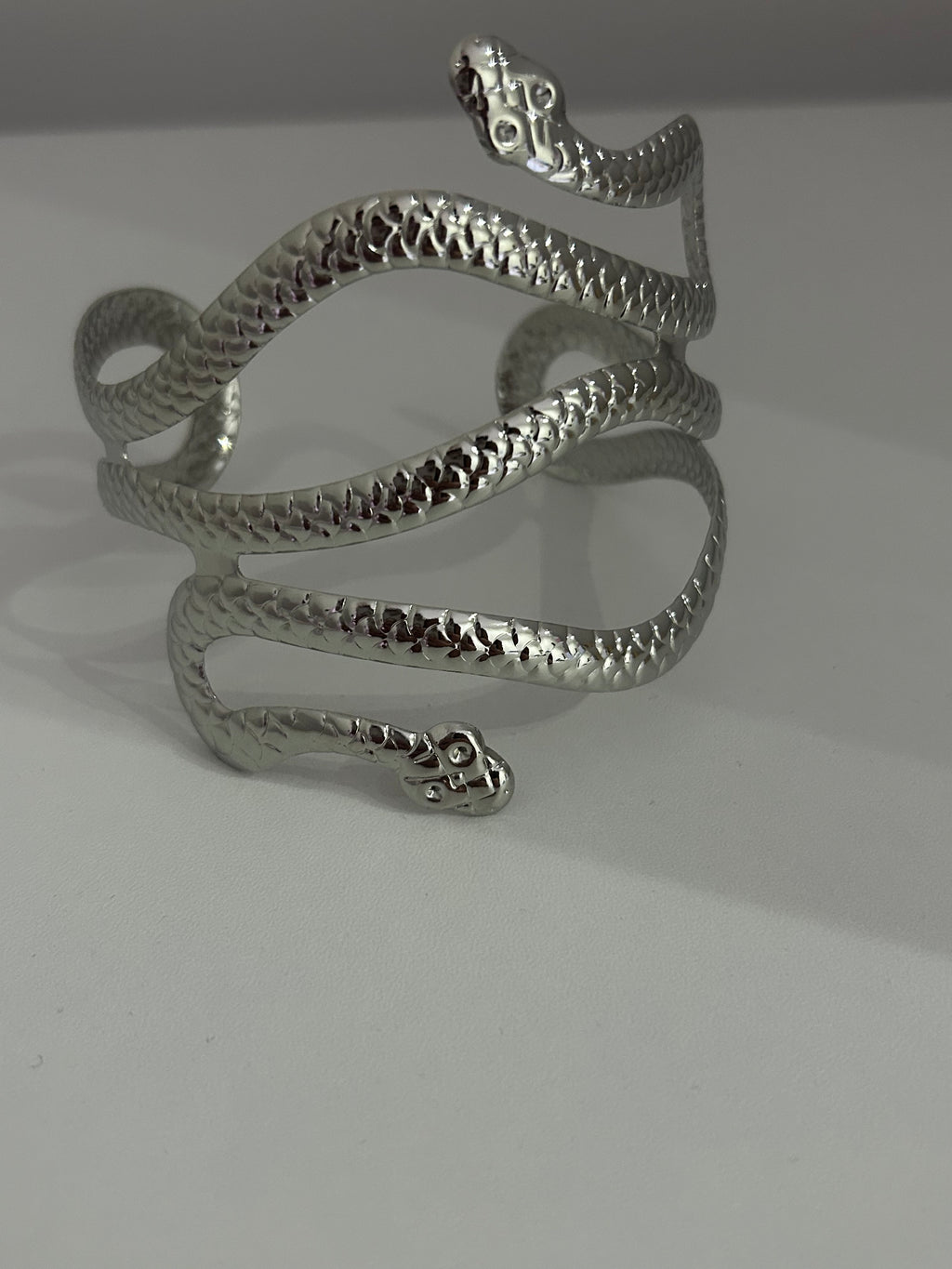 Bracciale in acciaio, designer serpente ￼