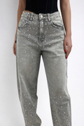 Jeans Grigio Total Glitter