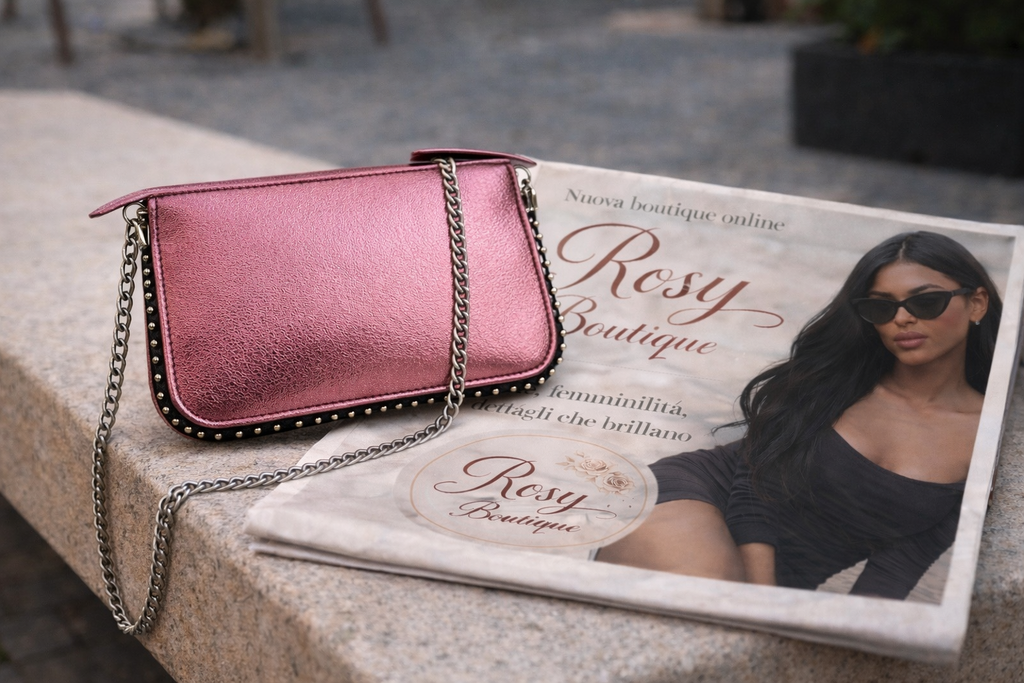 Borsa Pochette tracolla Pink