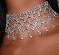 COLLANA CHOKER A RETE BRILLANTE