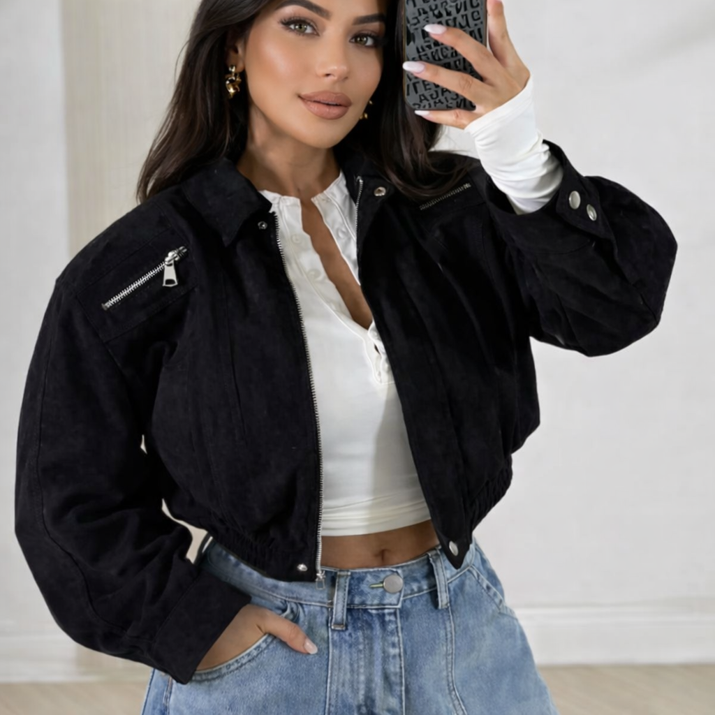 Giacca di camoscio Tex