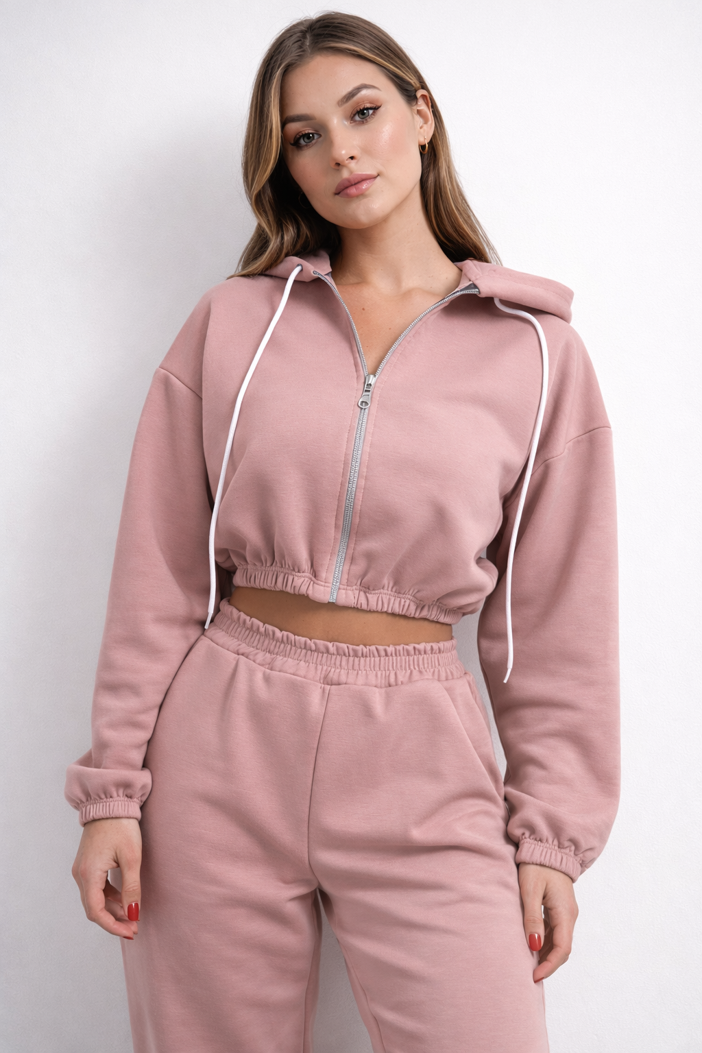 Tuta Pink Rose in cotone