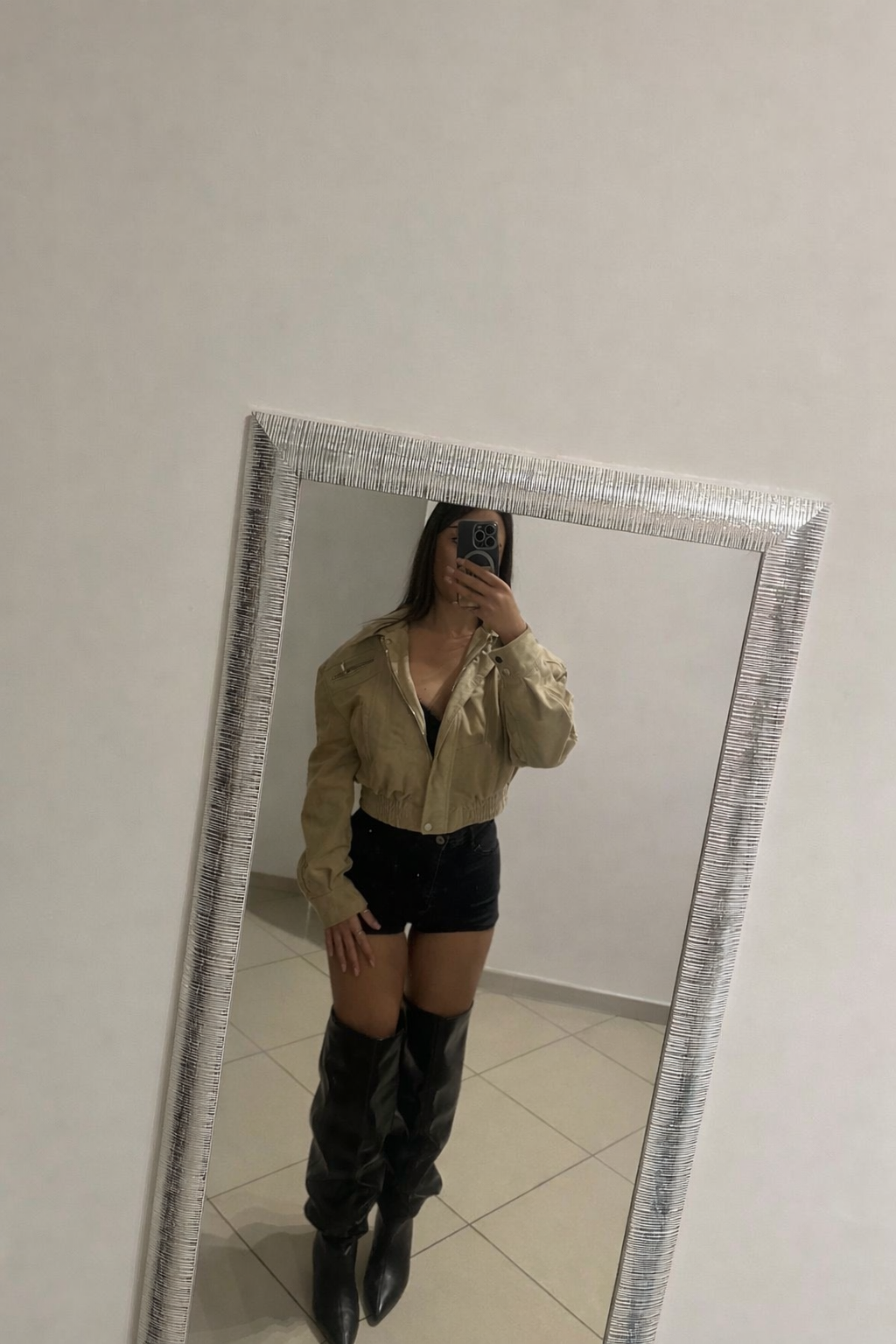 Giacca di camoscio Tex