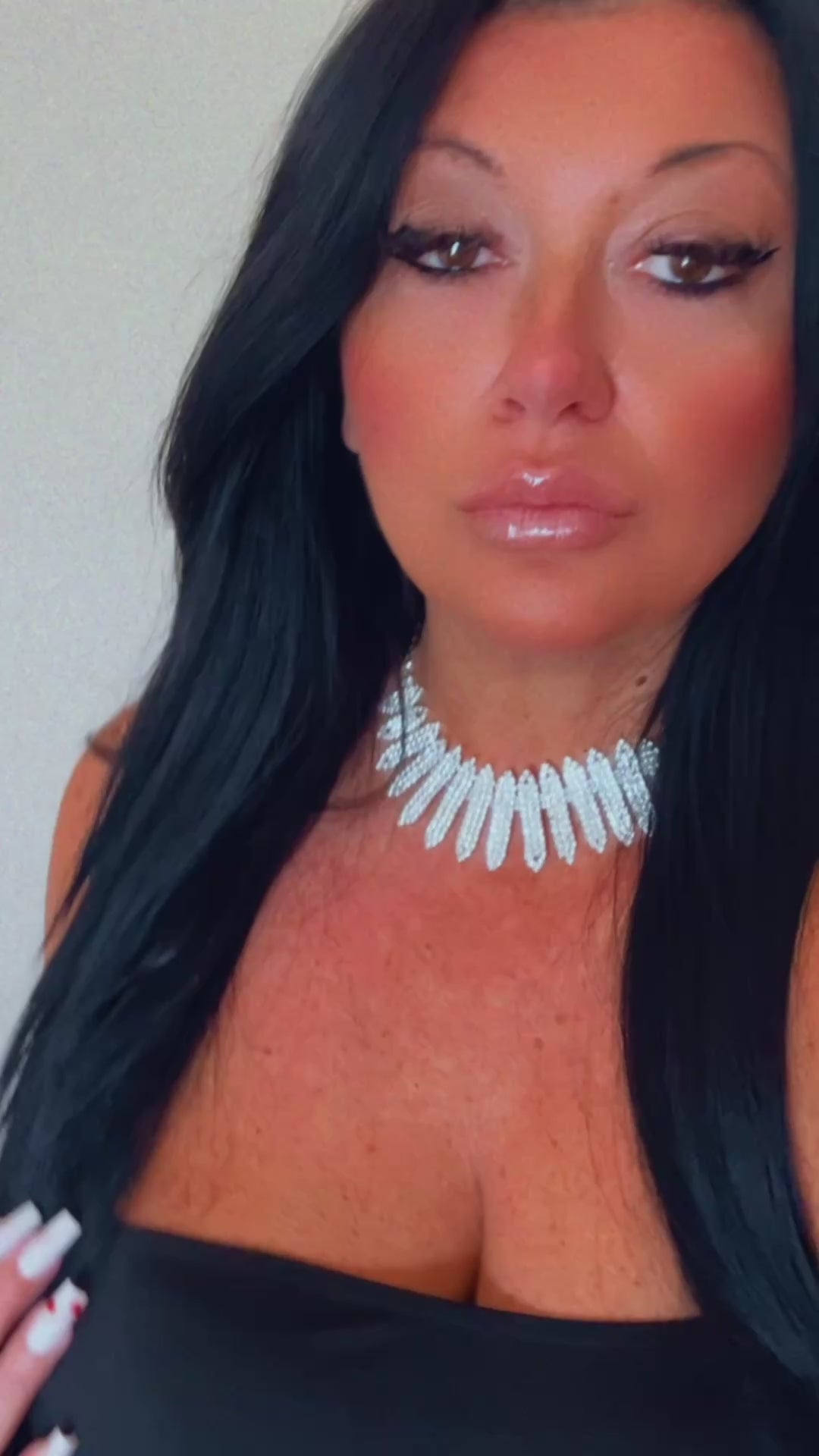 Collier con Pendenti Effetto Foglia