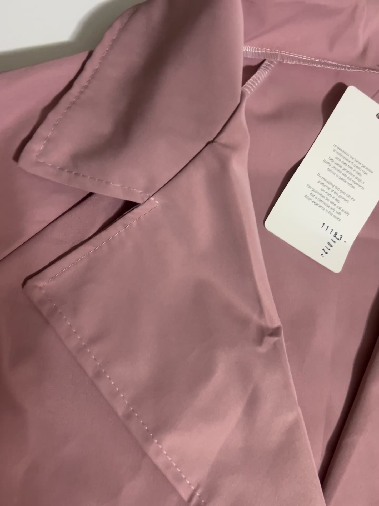 Giacca Crop  trench ￼